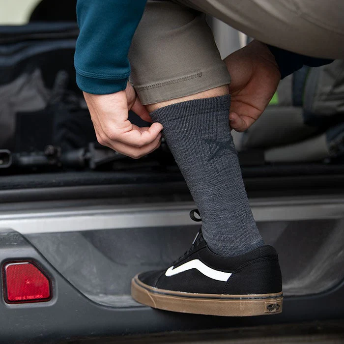 10” MD Weight VaporCore™ Crew Sock - Image 3