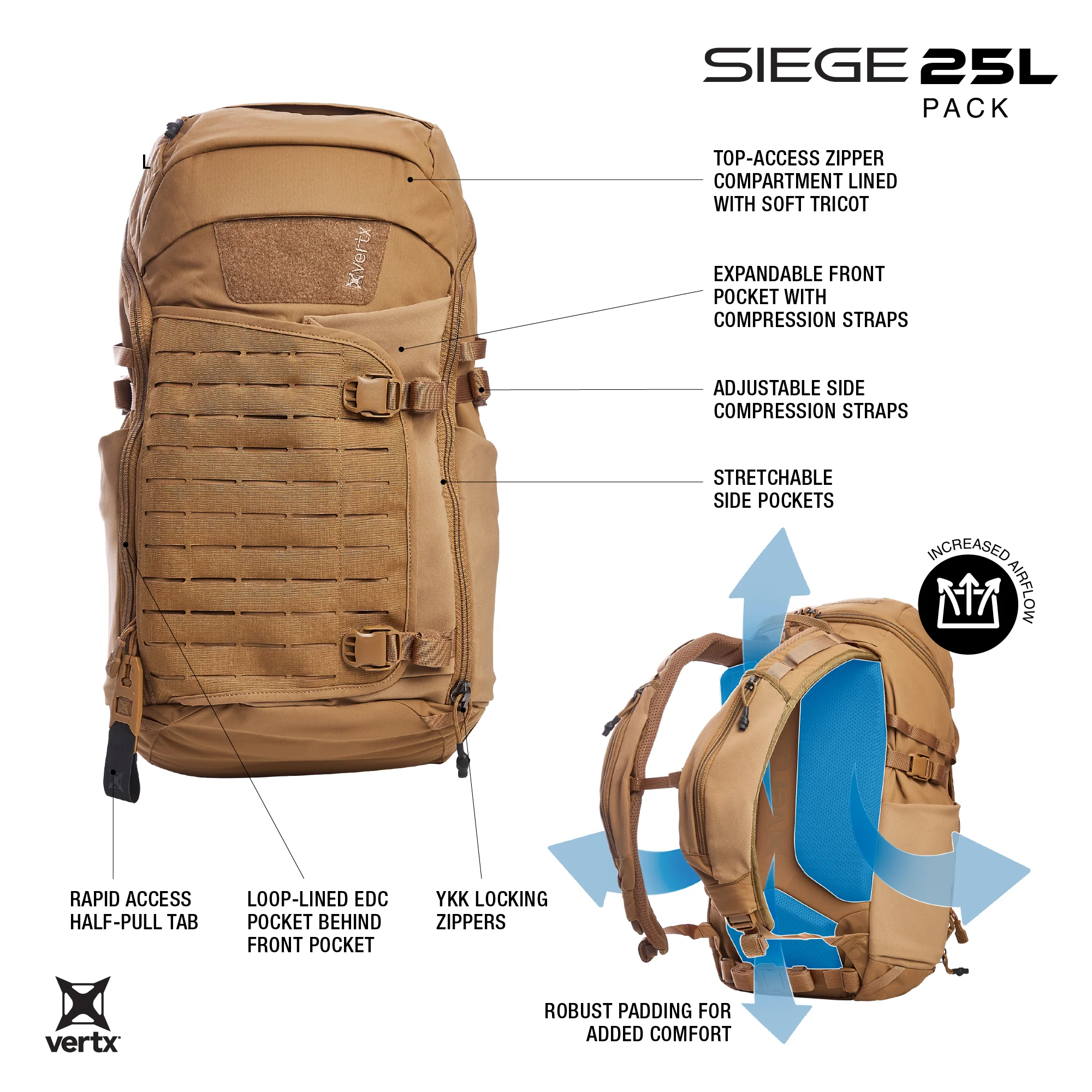 Siege 25L Tactical Backpack - Image 10