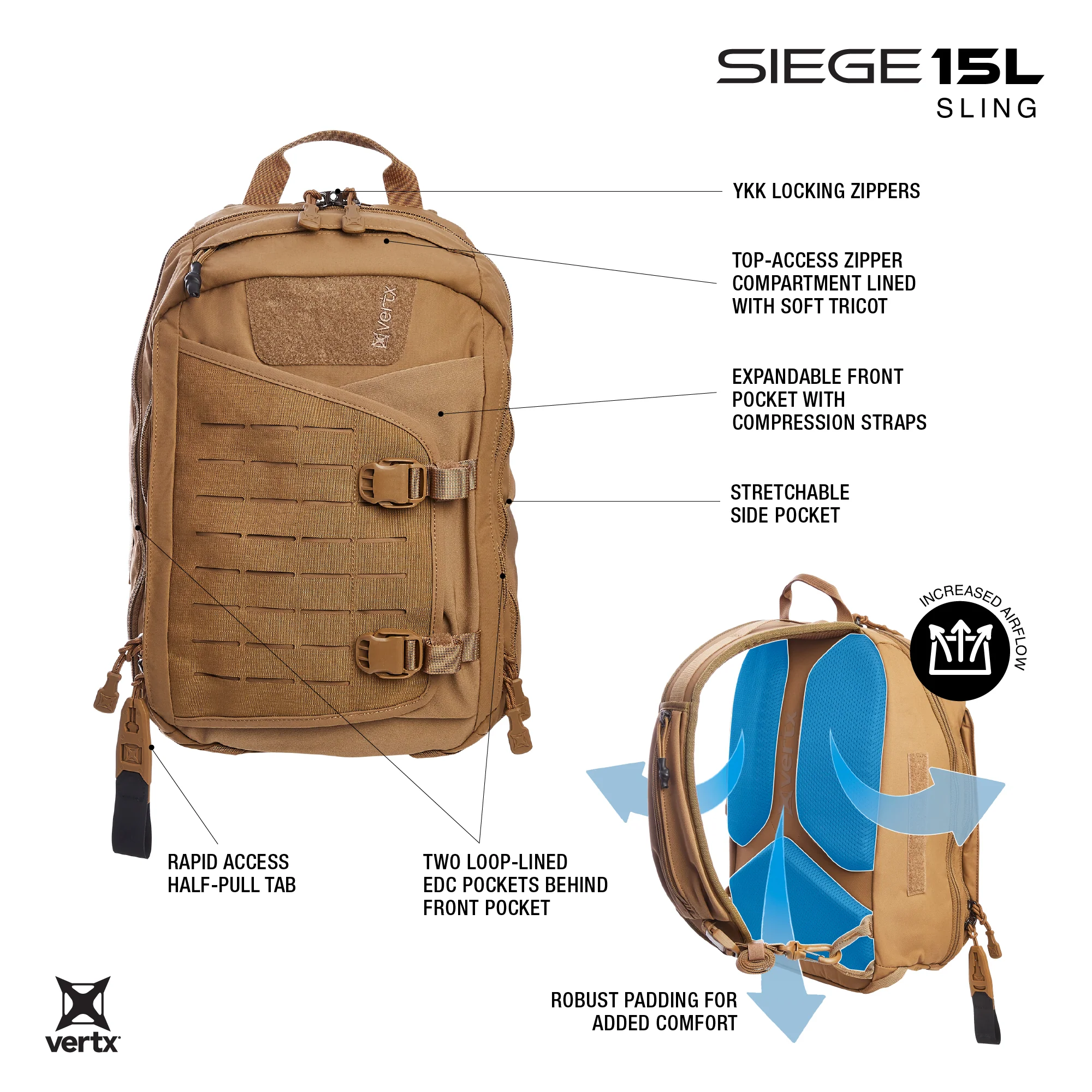 Siege 15L Tactical Sling - Image 9