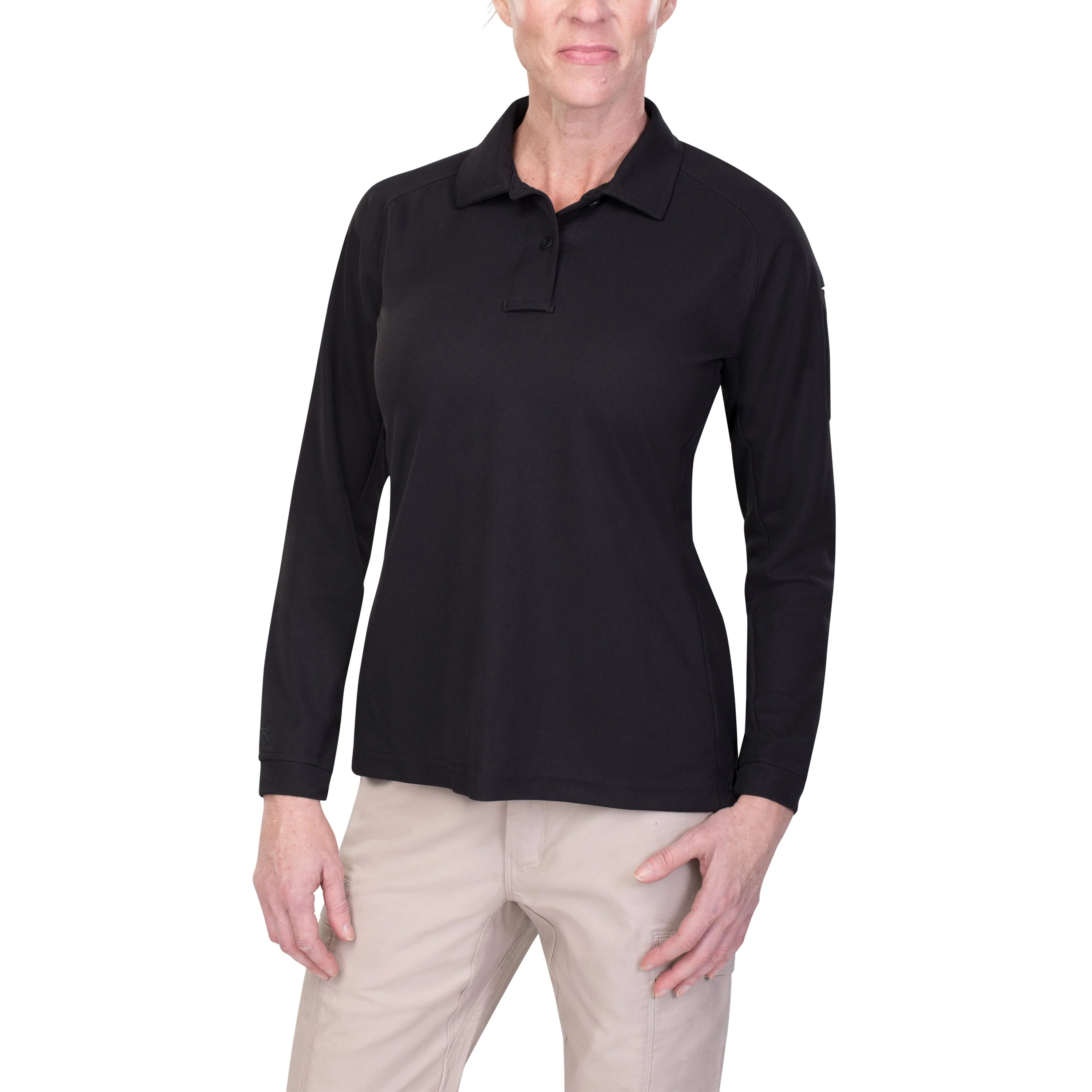 Women's Coldblack Long Sleeve Polo - Image 5