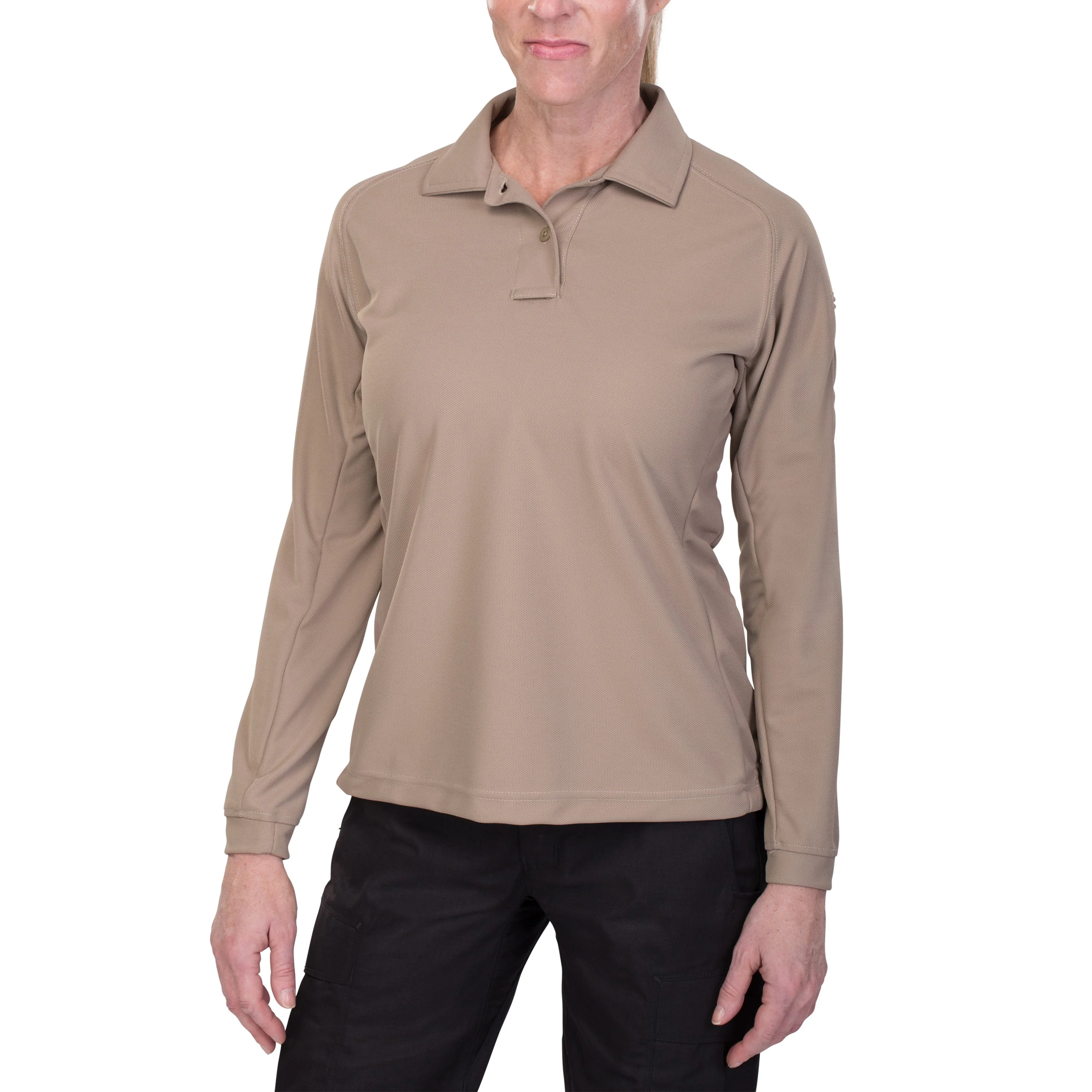 Women's Coldblack Long Sleeve Polo - Image 6