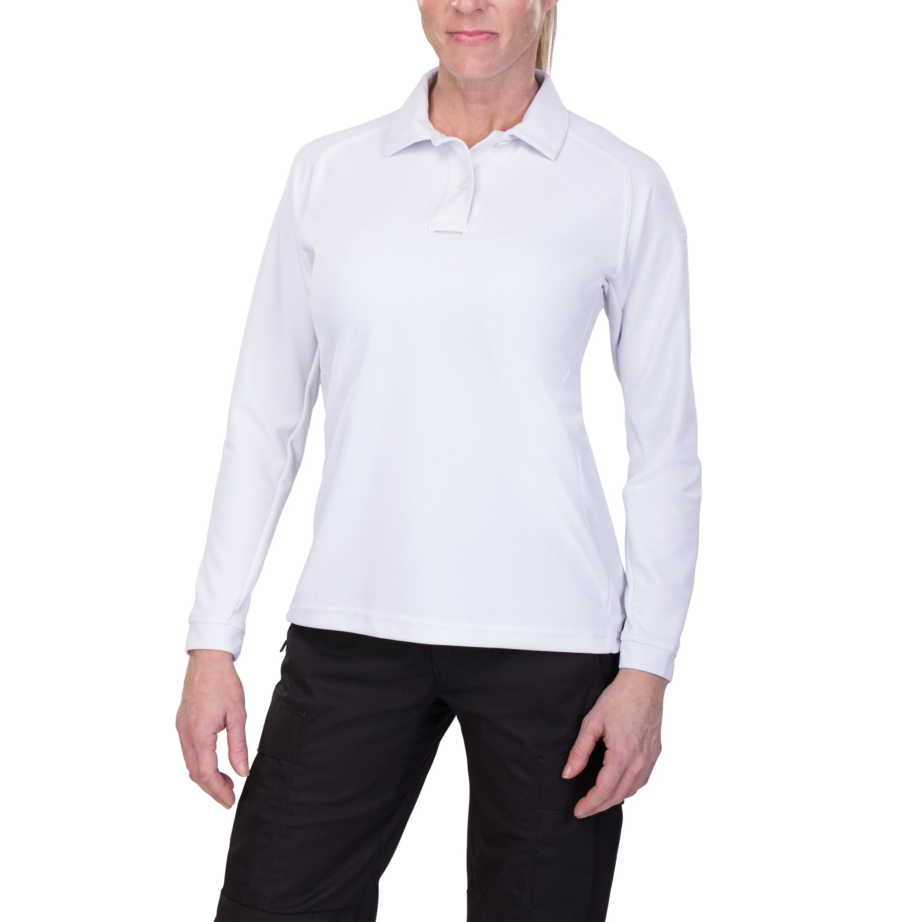 Women's Coldblack Long Sleeve Polo - Image 8