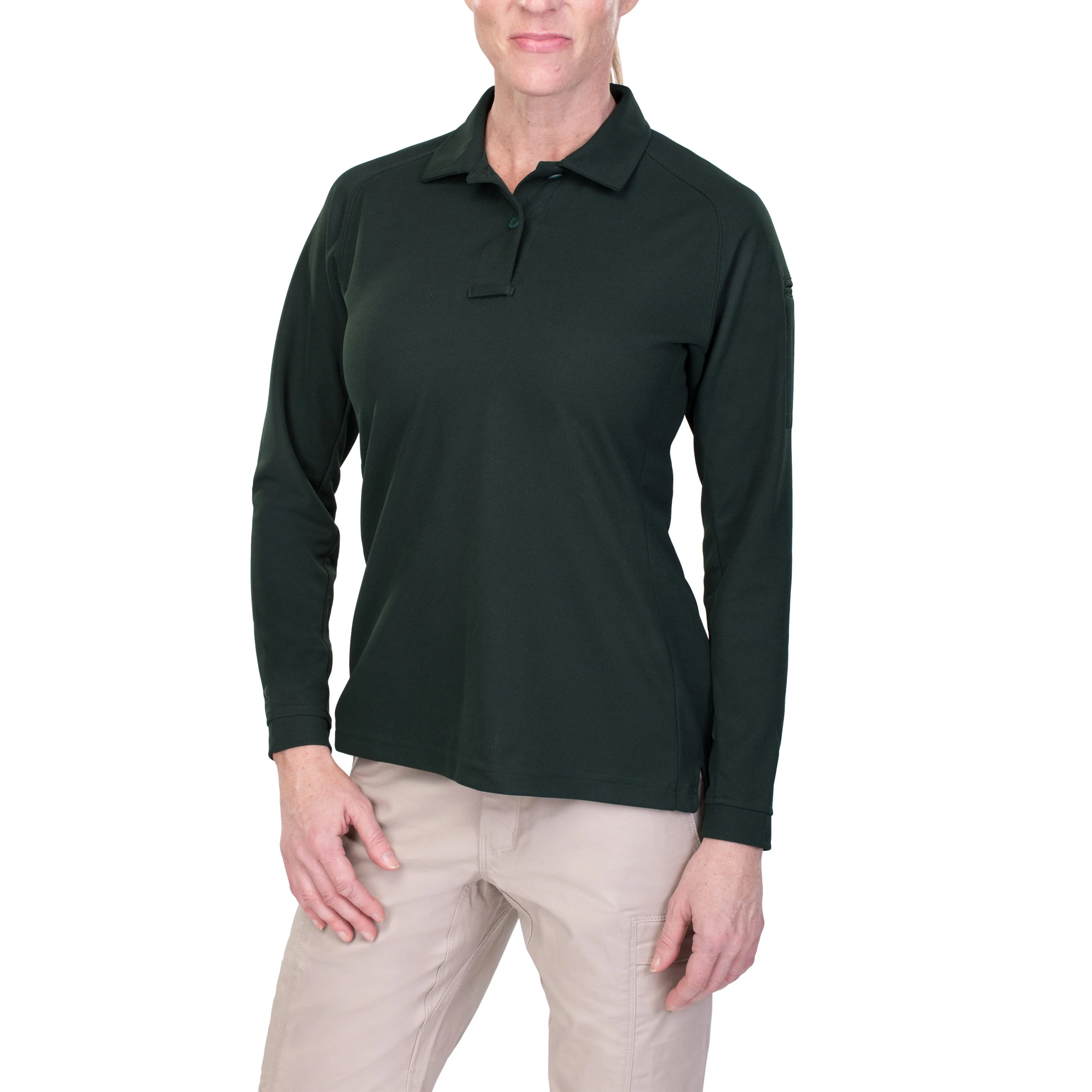 Women's Coldblack Long Sleeve Polo - Image 9